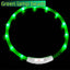 40/50/70cm Led Dog Collar USB Rechargeable Pet Dog Night Luminous Charge Collar Glowing Necklace Collar Safety Night Light