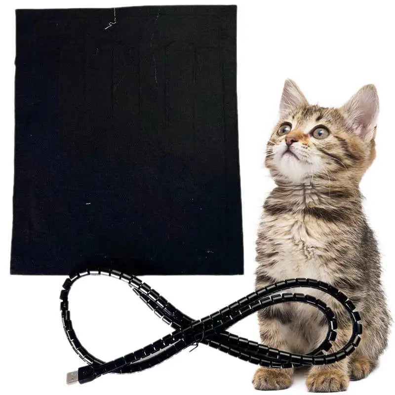 Reptile Heat Pad USB Dog Warming Heating Mat Waterproof Terrarium Heating Equipment 9.8x11.8 Inches Terrarium Pet Warmer Pad