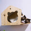 1 Piece Wall Mounted Wooden Cat Hammock Cat Nest Cat House and Cat Hanging Bed Different Types for Pets Sleeping Perch and Rest