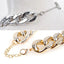 Gold Pet Cat Dog Collar Adjustable Light Plastic Small Dog Cuban Link Collar for Bulldog Puppy Necklace Pet Apparel Accessories
