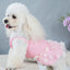 Floral Lace Dog Cat Dress Vest Flowers Design Pet Puppy Shirt Skirt Princess Halter Dress Mesh Gauze Bouffant Dress Pet Clothes