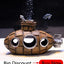 Ceramic House Fish Tank Aquarium Decoration Fish Shrimps Shelter House Pottery Scorpion House Canister Simulation Stone Ornament