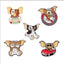 Funny Animal Sets Enamel Pins Cartoon Anime Figure Ghost Spooky Cute Cat Bird Brooches Backpack Lapel Badge Punk Jewelry Gifts