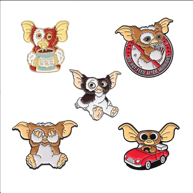 Funny Animal Sets Enamel Pins Cartoon Anime Figure Ghost Spooky Cute Cat Bird Brooches Backpack Lapel Badge Punk Jewelry Gifts