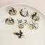 7Pcs Gothic Punk Bird Enamel Pins Custom Animal Cartoon Brooches Jewelry Clothes Accessoris Shirt Collar Lapel Badge Pin for Fri