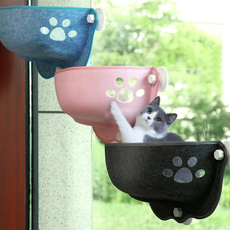 Cat Window Hammock With Strong Suction Cups Pet Kitten Hanging Bed For Storing Warm Cat Hammock Sun Seat Bed Pet Supplies