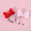 Lovely Bow Tie Hair Hoop for Cats Princess Cat Party Head Wear Pet Gifts Small Medium Dogs Accessories Elastic Cats Pet Products