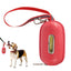 Dog Poop Bag Dispenser Portable Thicker Poop Bag Holder Durable Poop Bag Dispenser Carrying Strap Included for Walking Running