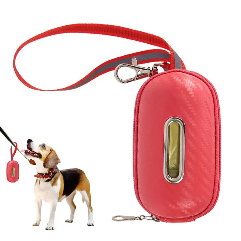 Dog Poop Bag Dispenser Portable Thicker Poop Bag Holder Durable Poop Bag Dispenser Carrying Strap Included for Walking Running