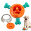 Dog Treat Dispenser Ball Toy Pet Ball Dispenser Funny Leaking Food Cat Interactive Toy Dogs Puppies Food Dispenser Slow Feeder