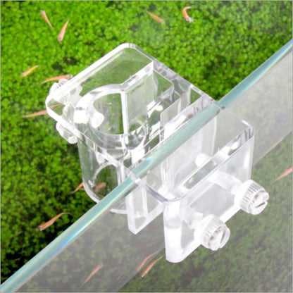 Acrylic Aquarium Reef Tank Tube Holder Water Pipe Hose Mount Bracket for 20mm Pipe Water Tubes Fixed Clip Fish Tank Hose Clamp