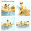 Cat Bridge Cat Tree Wall Furniture, Wooden Structure, Rope Net Design, Suitable for Kitten to Play and Exercise Climbing Wall