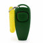 2 In 1 Pet Clicker Dog Training Whistle Answer Card Pet Dog Trainer Assistive Guide With Key Ring Dog Pet Cat Pet Supplies