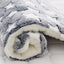 Pet Sleeping Mat Dog Bed Cat Bed Soft Hair Thickened Blanket Pad Fleece Home Washable Warm Bear Pattern Blanket Pet Supplies