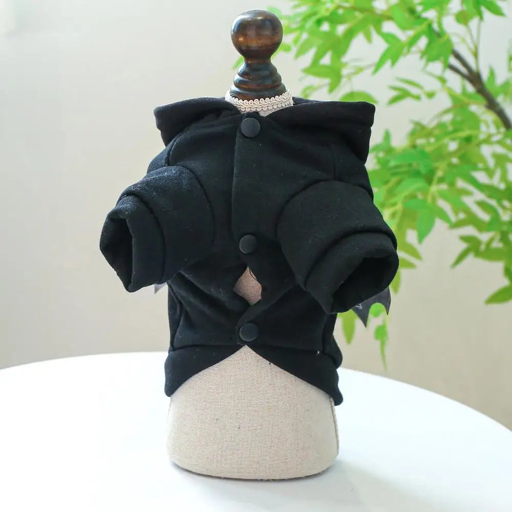Pet Halloween Costumes Pet Clothes Halloween Black Bat Dogs Hoodies Halloween Dogs Hoodies Pet Outfit Clothing Cool Apparel For
