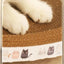 Corrugated Cat Scratcher Cat Scrapers Round Oval Grinding Claw Toys for Cats Wear-Resistant Cat Bed Nest Cat Accessories