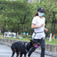 Elastic buffering explosion-proof flushing multifunctional dog walking chain, dog traction rope, pet supplies, running rope