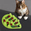 Treat Dispensing Dog Toys Dog Treat Toy Mentally Stimulation Treat Puzzle Green Leaf Shaped Interactive Cat Treat Bowl Pet