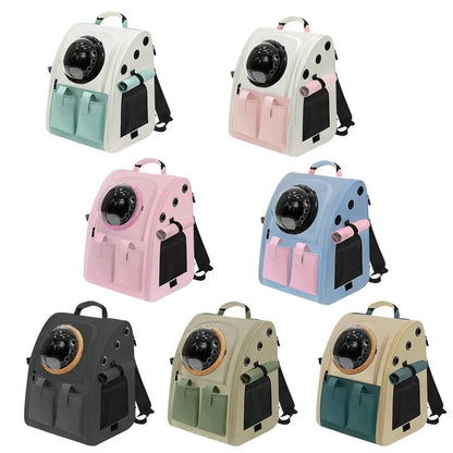 Space Capsule Pet Bag Large Space Portable Backpack For Cats And Dogs Small Pet Capsule Foldable Safe And Breathable Comfortable
