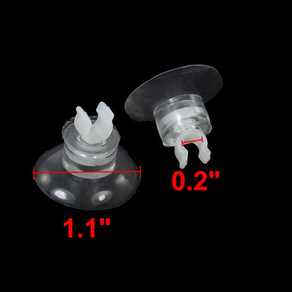 UXCELL 10/20/30/38/40/50/100PCS Aquarium Suction Cup For 5/6mm Air Line Pipe Tube Wire Holder Sucker Fish Tank Pump Accessories