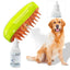 Dog Cat Steamy Brush Steam Brush Electric Sprayer for Massage Pet Grooming Tool Shedding 3 in 1 Electric Sprays Massage Combs