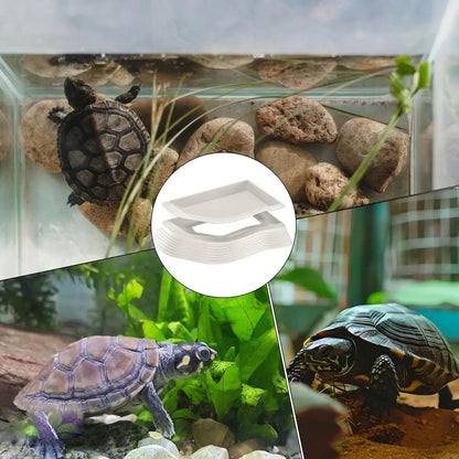 Turtle Water Dish Anti-Slip Turtle Bathing Pot Multifunctional Tortoise Water Bowl Turtle Pool Tortoise Bathing Pool Pet Toys