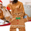 Gingerbread Man Dog Costume Soft Puppy Costume Hoodie Christmas Puppy Gingerbread Transformation Clothes For Cats Dogs