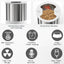 Cat Timing Feeder Smart APP Cat Feeder Stainless steel Double Meal Pet Food Remote Feeding Automatic Dispenser Suitable Cats Dog