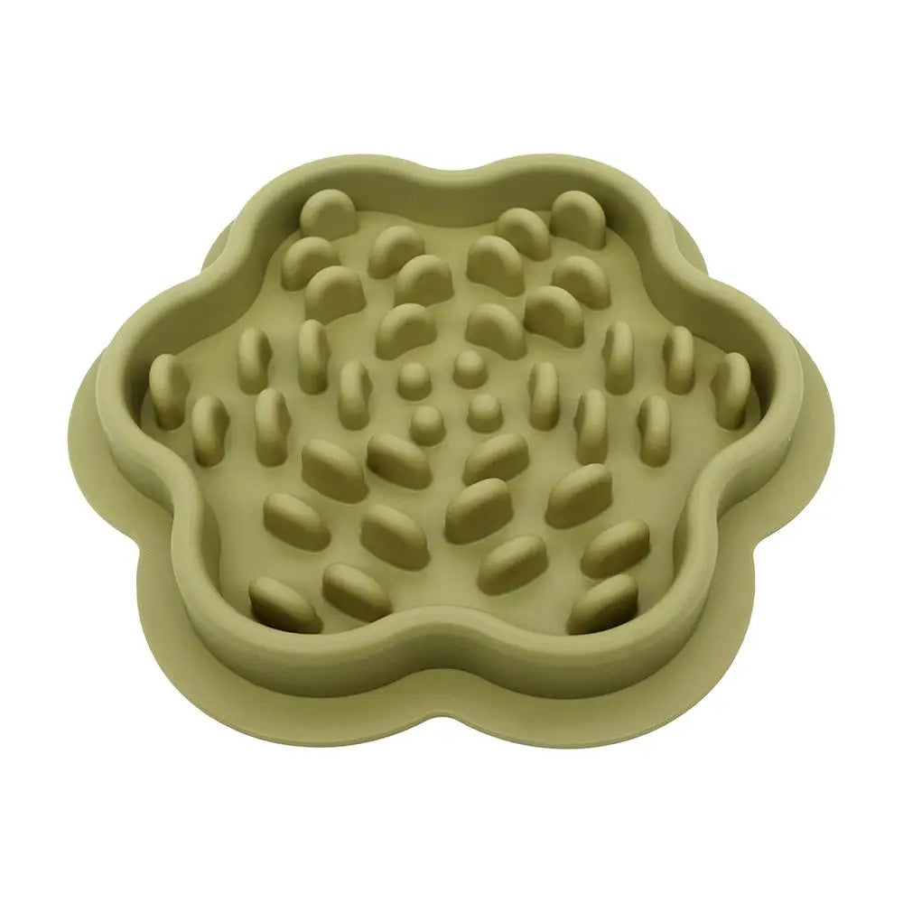 Cat Slow Feeder Non-Slip Slow Feeder Bowl Dog Bowls Food-Grade Silicone Bowls Dishes Pet Puppy Food  Feeding Dog Food Dispenser