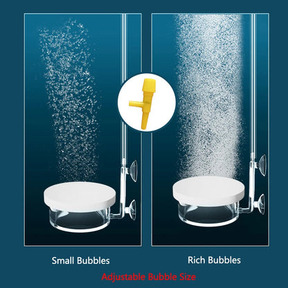 High transparency Acrylic Air Pump Sand Stone Aquarium Oxygen Pump Fresh Air Stone Nano Bubble Bar Aquarium Fish Tank Aerator