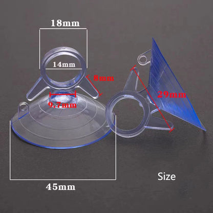 10/20/50Pcs Suction Cup Car Sunshade Sucker Aquarium Suction Cups Swallowtail Suction Pad for Car Glass Window Decor Fish Tank