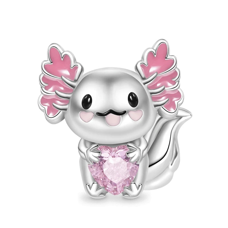 New 925 Silvering Disney Cute Bird Tiger Duck Dog Rabbit Salamander Charm Bead fit Original Bracelet Trinket DIY Women Jewelry