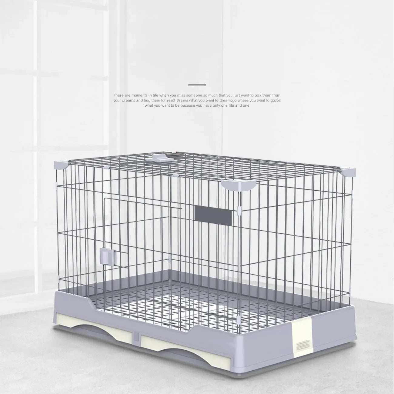 Double Drawer Rabbit Cage Pets Animal Cages Hamster Cages With Wheels