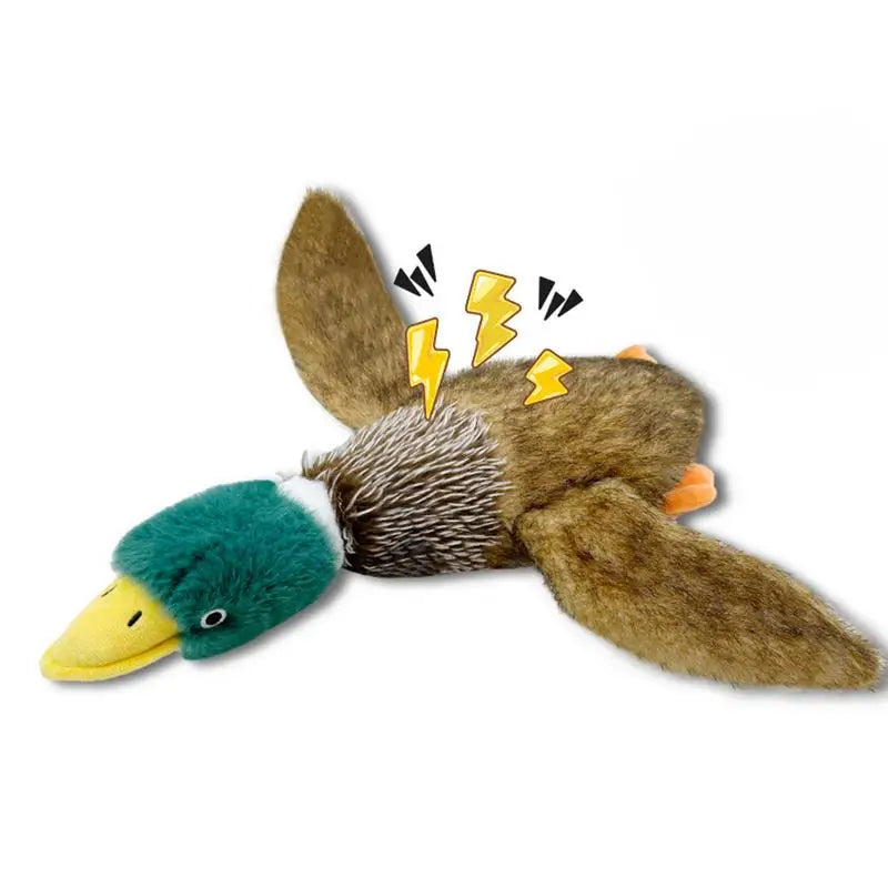 Duck Dog Toy Squeaky Cute Duck Plush for Dog Calming Chew Toy Pet Supplies for Small Medium And Large Pets Indoor Play Supports