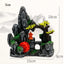 Resin Aquarium Rockery Mountain Decoration Artificial View Rock Cave Stone Tree Fish Tank Ornament Pet Supplies Home Decor