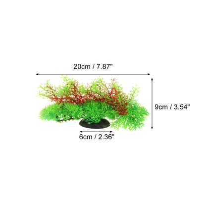 UXCELL Aquarium Artificial Plants Underwater Plastic Water Grass Aquatic Leaves Decoration For Fish Tank Ornament Accessories