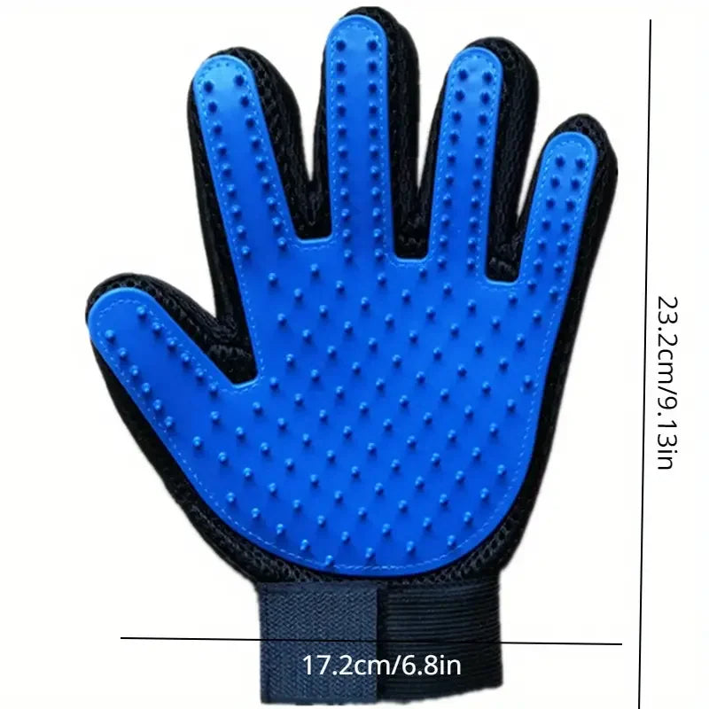 Pet Grooming Glove For Cats Brush Comb Cat Hackle Pet Deshedding Brush Glove For Animal Dog Pet Hair Gloves For Dog Grooming