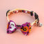 Bow Knot Halloween Pet Dog Collar Pumpkin Witch Hat Adjustable Neck Accessories for Cats Safety Buckle Decorate Pet Necklace