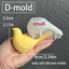 3D Bird Animal Mold Cute Butterfly Plaster Hanging Decoration Resin Silicone Clay Mold DIY Lovebird Garden Decoration