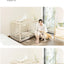 Alice Resin Dog Cage with Toilet Dog Fence Cat Cage Household Dog Cage Medium Size Indoor  Large