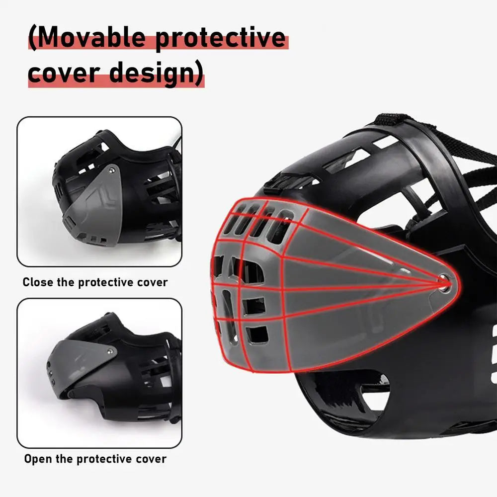 Dog Breathable Muzzle Breathable Muzzle Guard Breathable Muzzle Guard Against Biting No Bite Muzzle For Dogs Dog Muzzle For