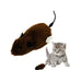 Cat Mice Toys Wind up Indoor Cat Plush Mouse Hunting Toy Plush Mice Pet Toys Clockwork Mouse Running Toy Realistic Mouse