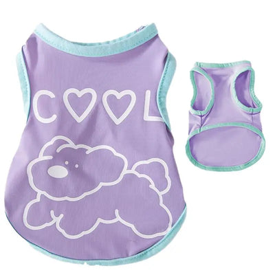 Female Dog Clothes Breathable Soft Dog Shirt Comfort Cooling Vest For Dog Small Dog Shirt Chihuahua Clothes For Daily Wear