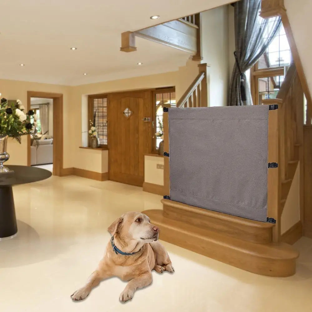 Pet Fences For Dogs Indoor 43.3x35.8in Dog Fence Stair Gate Retractable Kid Gates Dog Stairs For Small Dogs Dog Gate Indoor