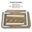 Foldable Cat Window Hammock Bed Soft Comfortable Space-Saving Cats Sunny Window Seat Cats Climbing Frame Pet Accessories
