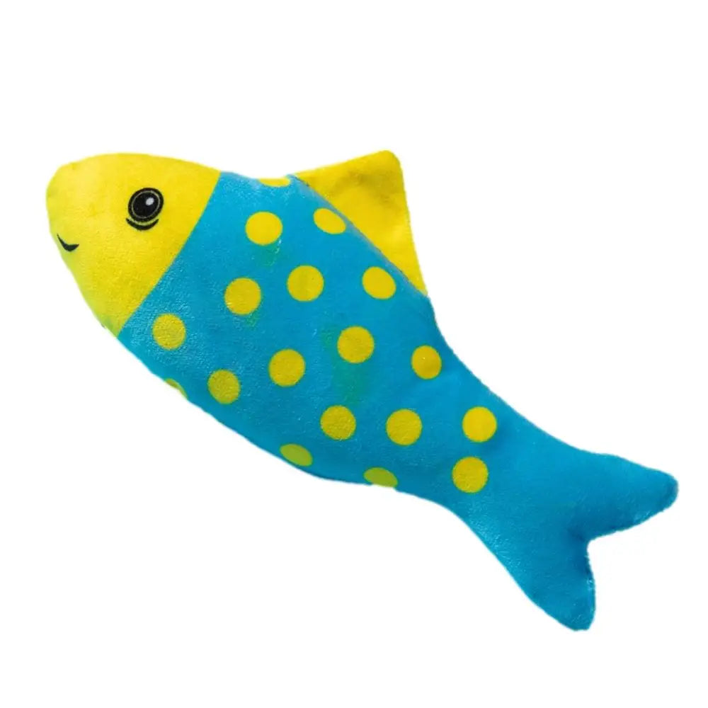 Cat Chew Stuffed Fish Interactive And Attractive Chew Toys With PP Cotton For Cats Pet Exercise Toys For Study Room Cat House