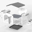 Dog Kennel Indoor and Outdoor Ventilation and Breathable Easy To Install Easy To Clean Thickened Not Deformed Luxury Pet Villa
