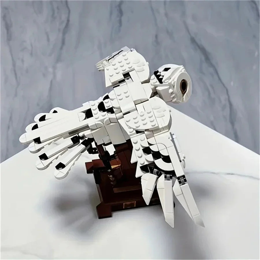 New Magic Movie Fire Phoenix Chinese Fly Divine Beast Building Blocks Bricks Mythical Animal Bird Model Assembled Toy Kid Gifts