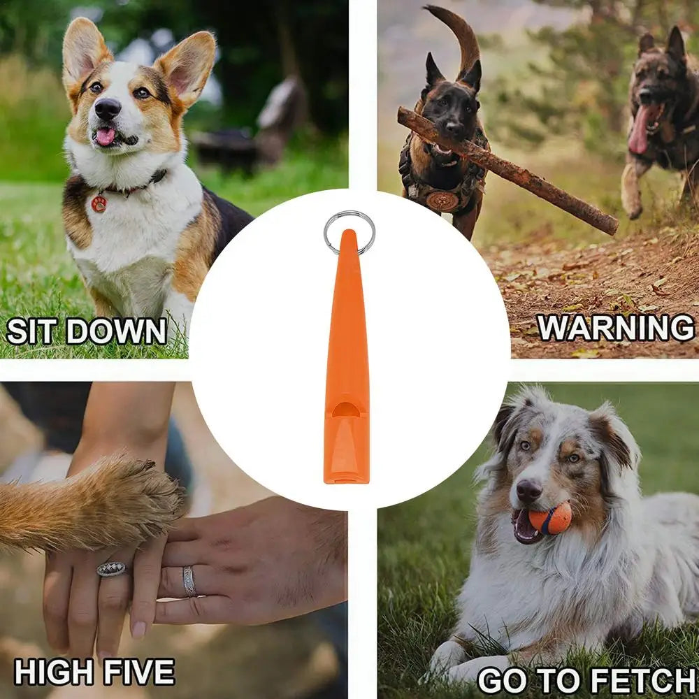 Dog Recall Whistle Waterproof Portable Dog Training Kit Anti Bark Device Compact Dog Training Tools Stop Bark Control Tool