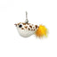 Funny Cat Stick Toy Furry Feather with Bell Cat Stick Toy Kitten Playing Pet Accessories Worm on A String Cat Toys Interactive